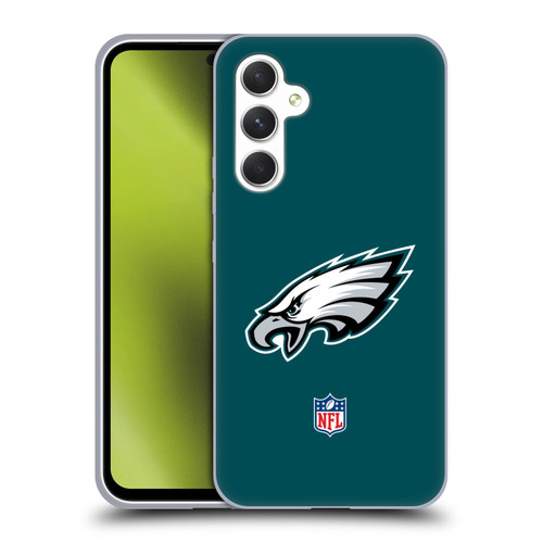 NFL Philadelphia Eagles Logo Plain Soft Gel Case for Samsung Galaxy A54 5G