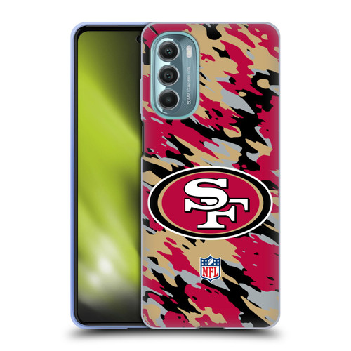 NFL San Francisco 49Ers Logo Camou Soft Gel Case for Motorola Moto G Stylus 5G (2022)