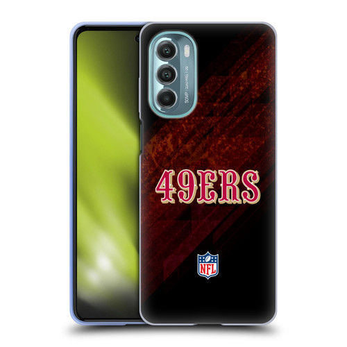 NFL San Francisco 49Ers Logo Blur Soft Gel Case for Motorola Moto G Stylus 5G (2022)