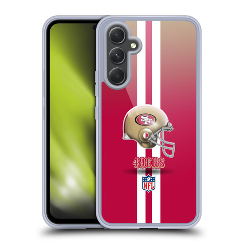 NFL San Francisco 49Ers Logo Helmet Soft Gel Case for Samsung Galaxy A54 5G