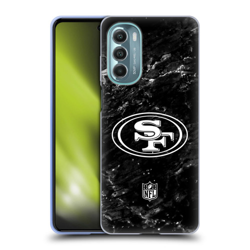 NFL San Francisco 49ers Artwork Marble Soft Gel Case for Motorola Moto G Stylus 5G (2022)