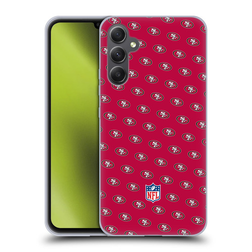 NFL San Francisco 49ers Artwork Patterns Soft Gel Case for Samsung Galaxy A34 5G