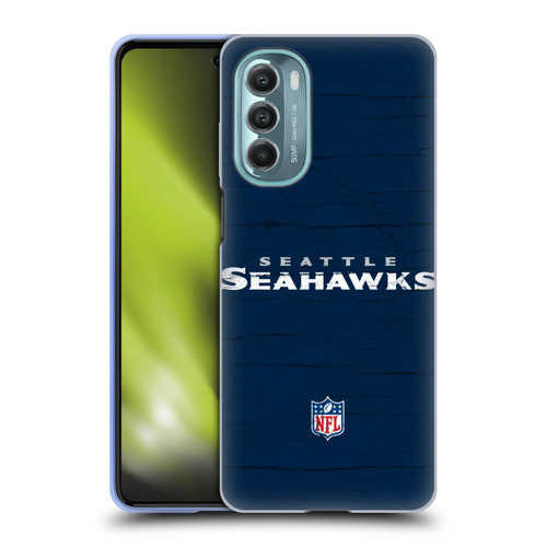 NFL Seattle Seahawks Logo Distressed Look Soft Gel Case for Motorola Moto G Stylus 5G (2022)