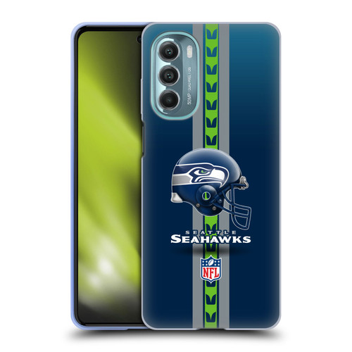 NFL Seattle Seahawks Logo Helmet Soft Gel Case for Motorola Moto G Stylus 5G (2022)