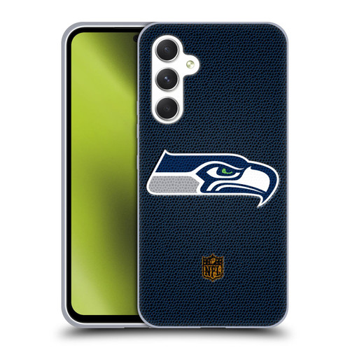NFL Seattle Seahawks Logo Football Soft Gel Case for Samsung Galaxy A54 5G