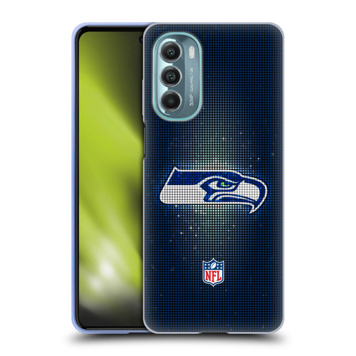 NFL Seattle Seahawks Artwork LED Soft Gel Case for Motorola Moto G Stylus 5G (2022)