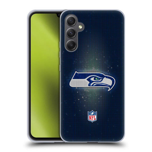 NFL Seattle Seahawks Artwork LED Soft Gel Case for Samsung Galaxy A34 5G