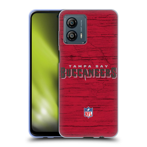 NFL Tampa Bay Buccaneers Logo Distressed Look Soft Gel Case for Motorola Moto G53 5G