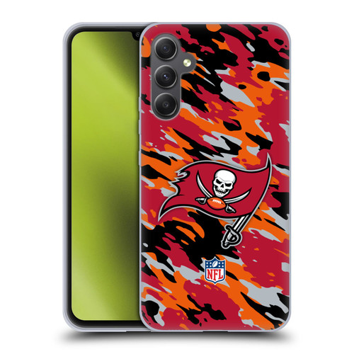NFL Tampa Bay Buccaneers Logo Camou Soft Gel Case for Samsung Galaxy A34 5G