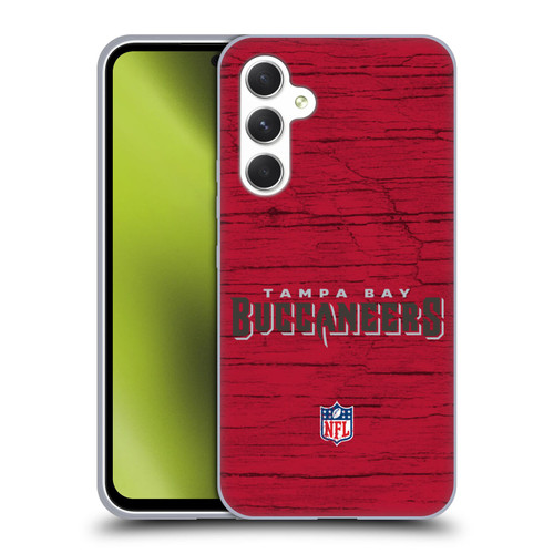 NFL Tampa Bay Buccaneers Logo Distressed Look Soft Gel Case for Samsung Galaxy A54 5G