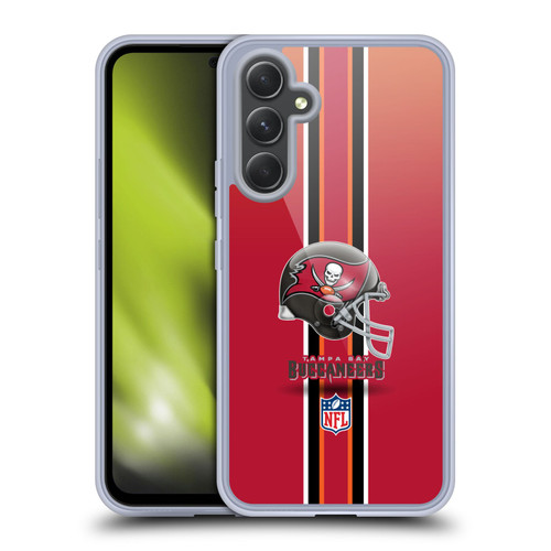 NFL Tampa Bay Buccaneers Logo Helmet Soft Gel Case for Samsung Galaxy A54 5G