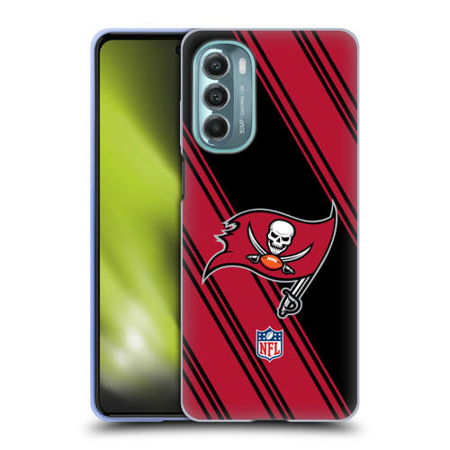 NFL Tampa Bay Buccaneers Artwork Stripes Soft Gel Case for Motorola Moto G Stylus 5G (2022)