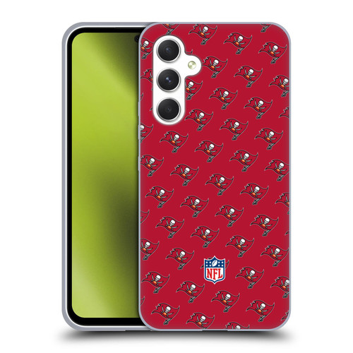 NFL Tampa Bay Buccaneers Artwork Patterns Soft Gel Case for Samsung Galaxy A54 5G