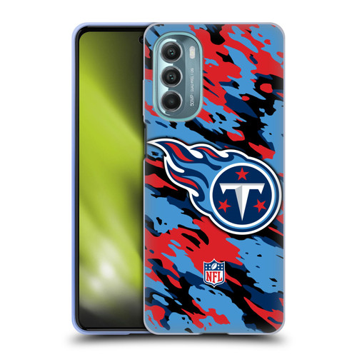 NFL Tennessee Titans Logo Camou Soft Gel Case for Motorola Moto G Stylus 5G (2022)
