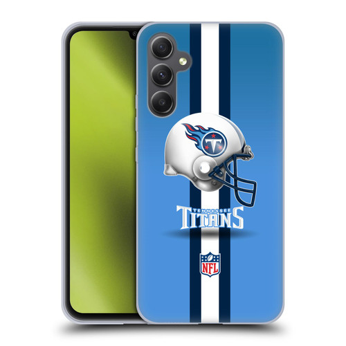 NFL Tennessee Titans Logo Helmet Soft Gel Case for Samsung Galaxy A34 5G