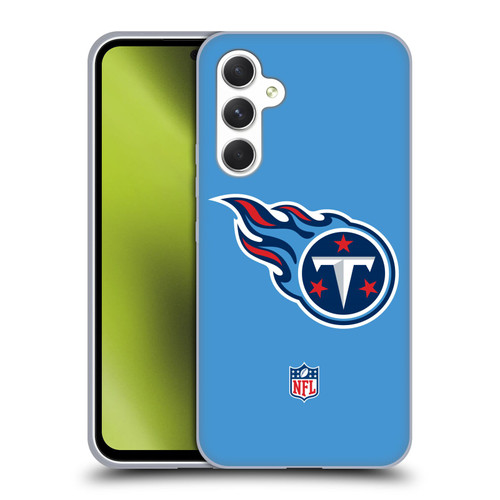 NFL Tennessee Titans Logo Plain Soft Gel Case for Samsung Galaxy A54 5G