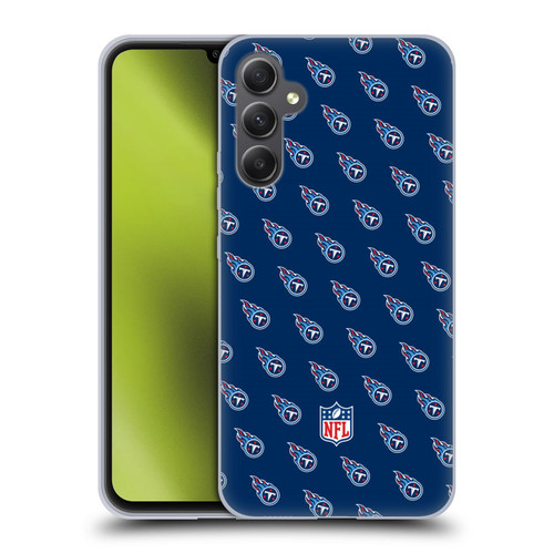 NFL Tennessee Titans Artwork Patterns Soft Gel Case for Samsung Galaxy A34 5G