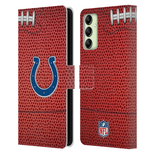 NFL Indianapolis Colts Graphics Football Leather Book Wallet Case Cover For Samsung Galaxy A14 5G