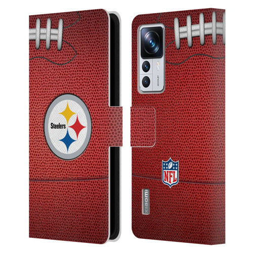 NFL Pittsburgh Steelers Graphics Football Leather Book Wallet Case Cover For Xiaomi 12T Pro