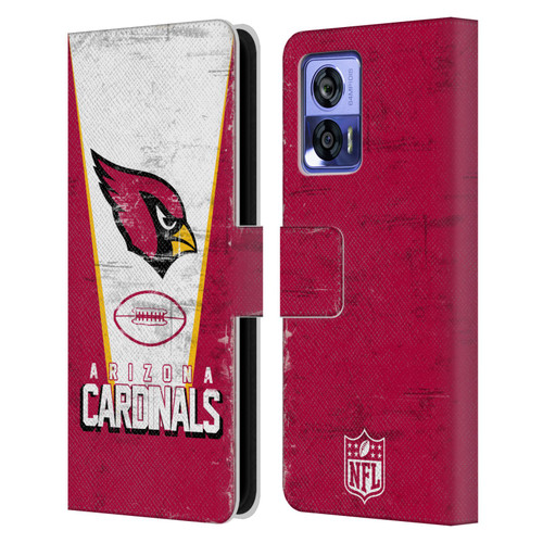 NFL Arizona Cardinals Logo Art Banner Leather Book Wallet Case Cover For Motorola Edge 30 Neo 5G
