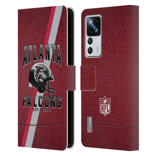 NFL Atlanta Falcons Logo Art Football Stripes Leather Book Wallet Case Cover For Xiaomi 12T Pro