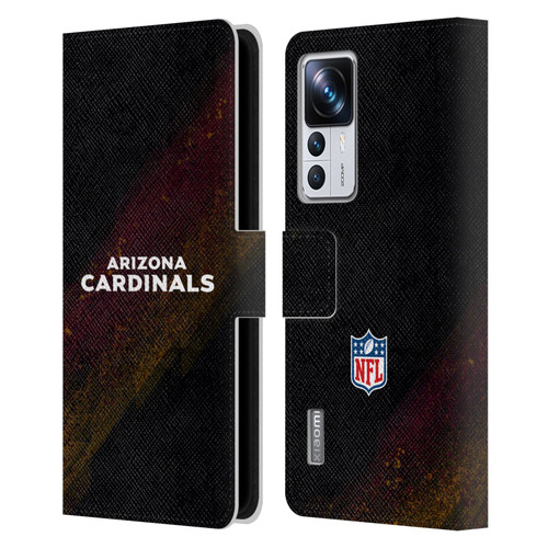 NFL Arizona Cardinals Logo Blur Leather Book Wallet Case Cover For Xiaomi 12T Pro
