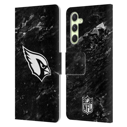 NFL Arizona Cardinals Artwork Marble Leather Book Wallet Case Cover For Samsung Galaxy A54 5G