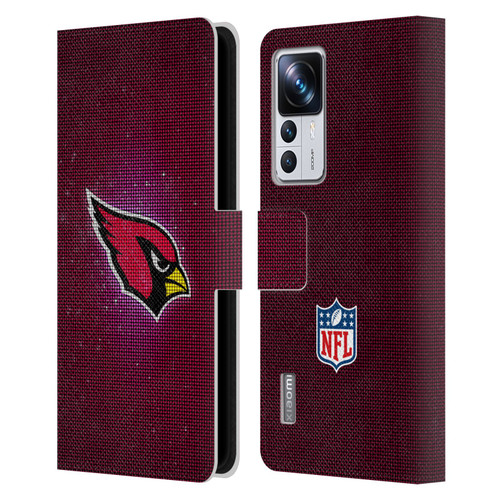 NFL Arizona Cardinals Artwork LED Leather Book Wallet Case Cover For Xiaomi 12T Pro