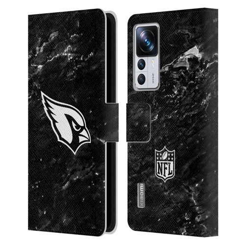 NFL Arizona Cardinals Artwork Marble Leather Book Wallet Case Cover For Xiaomi 12T Pro