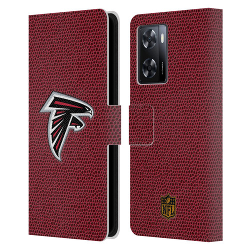 NFL Atlanta Falcons Logo Football Leather Book Wallet Case Cover For OPPO A57s