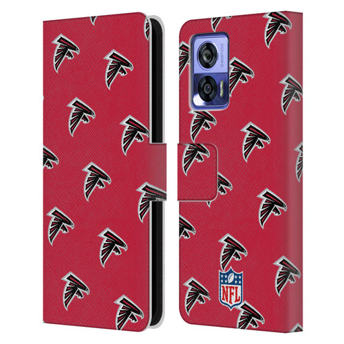 NFL Atlanta Falcons Artwork Patterns Leather Book Wallet Case Cover For Motorola Edge 30 Neo 5G