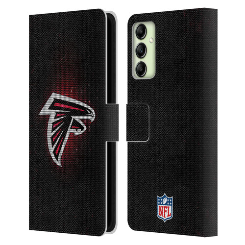 NFL Atlanta Falcons Artwork LED Leather Book Wallet Case Cover For Samsung Galaxy A14 / 5G