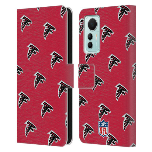 NFL Atlanta Falcons Artwork Patterns Leather Book Wallet Case Cover For Xiaomi 12 Lite