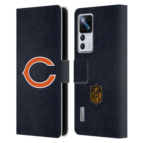 NFL Chicago Bears Logo Football Leather Book Wallet Case Cover For Xiaomi 12T Pro