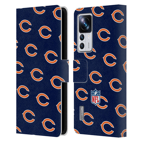 NFL Chicago Bears Artwork Patterns Leather Book Wallet Case Cover For Xiaomi 12T Pro