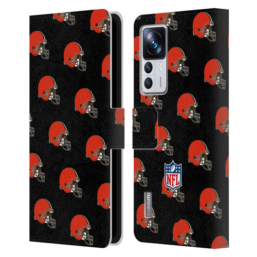 NFL Cleveland Browns Artwork Patterns Leather Book Wallet Case Cover For Xiaomi 12T Pro