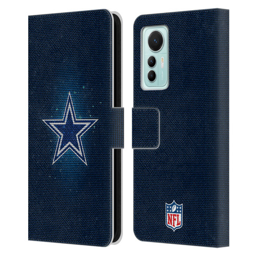 NFL Dallas Cowboys Artwork LED Leather Book Wallet Case Cover For Xiaomi 12 Lite