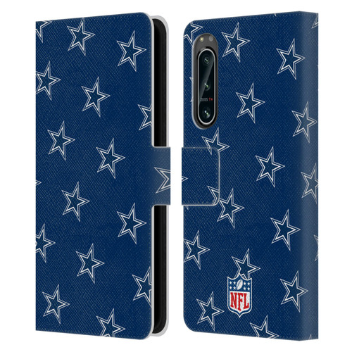 NFL Dallas Cowboys Artwork Patterns Leather Book Wallet Case Cover For Sony Xperia 5 IV