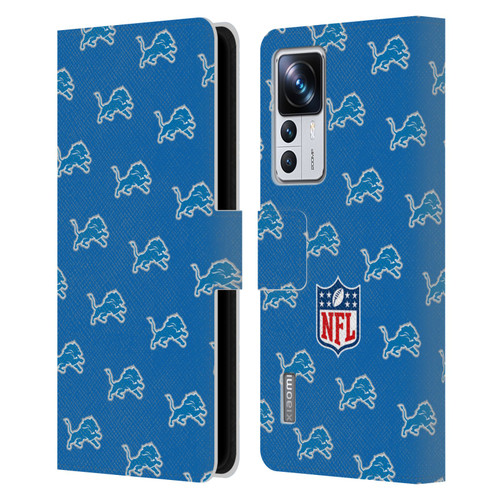NFL Detroit Lions Artwork Patterns Leather Book Wallet Case Cover For Xiaomi 12T Pro