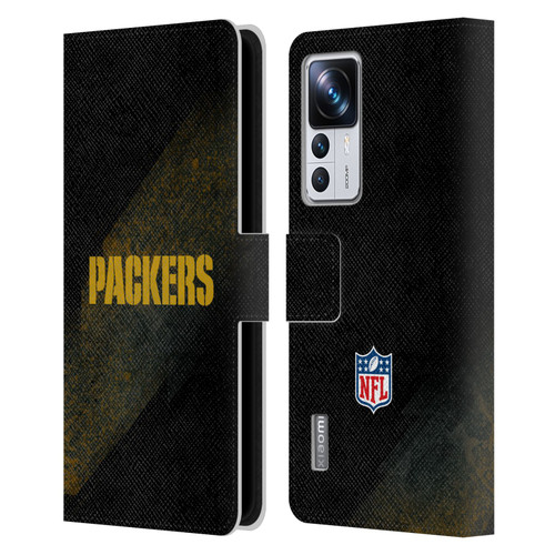 NFL Green Bay Packers Logo Blur Leather Book Wallet Case Cover For Xiaomi 12T Pro