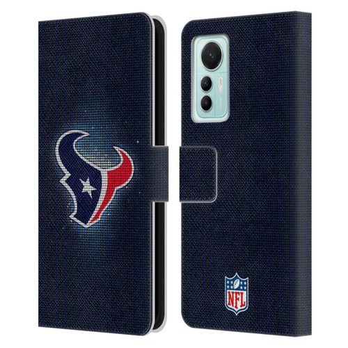 NFL Houston Texans Artwork LED Leather Book Wallet Case Cover For Xiaomi 12 Lite