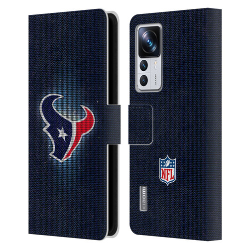NFL Houston Texans Artwork LED Leather Book Wallet Case Cover For Xiaomi 12T Pro