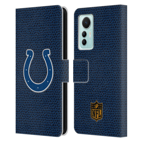 NFL Indianapolis Colts Logo Football Leather Book Wallet Case Cover For Xiaomi 12 Lite