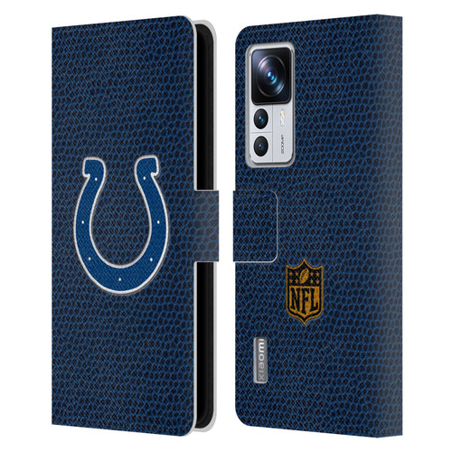 NFL Indianapolis Colts Logo Football Leather Book Wallet Case Cover For Xiaomi 12T Pro