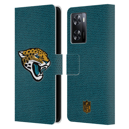 NFL Jacksonville Jaguars Logo Football Leather Book Wallet Case Cover For OPPO A57s