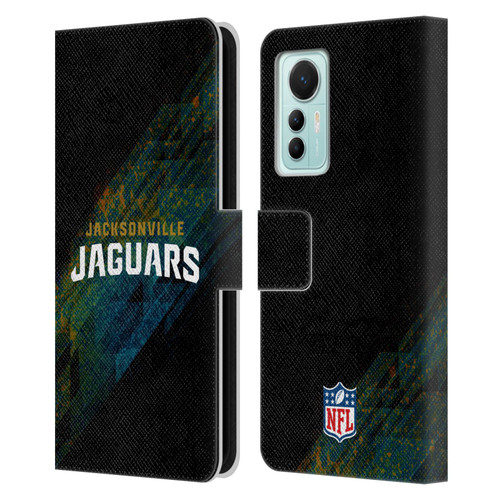 NFL Jacksonville Jaguars Logo Blur Leather Book Wallet Case Cover For Xiaomi 12 Lite