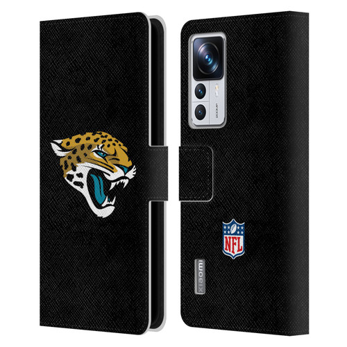 NFL Jacksonville Jaguars Logo Plain Leather Book Wallet Case Cover For Xiaomi 12T Pro