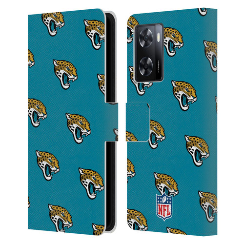 NFL Jacksonville Jaguars Artwork Patterns Leather Book Wallet Case Cover For OPPO A57s