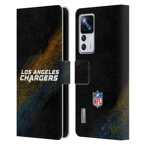 NFL Los Angeles Chargers Logo Blur Leather Book Wallet Case Cover For Xiaomi 12T Pro
