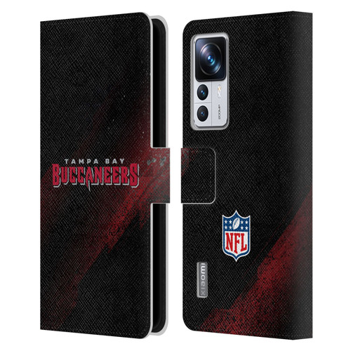 NFL Tampa Bay Buccaneers Logo Blur Leather Book Wallet Case Cover For Xiaomi 12T Pro